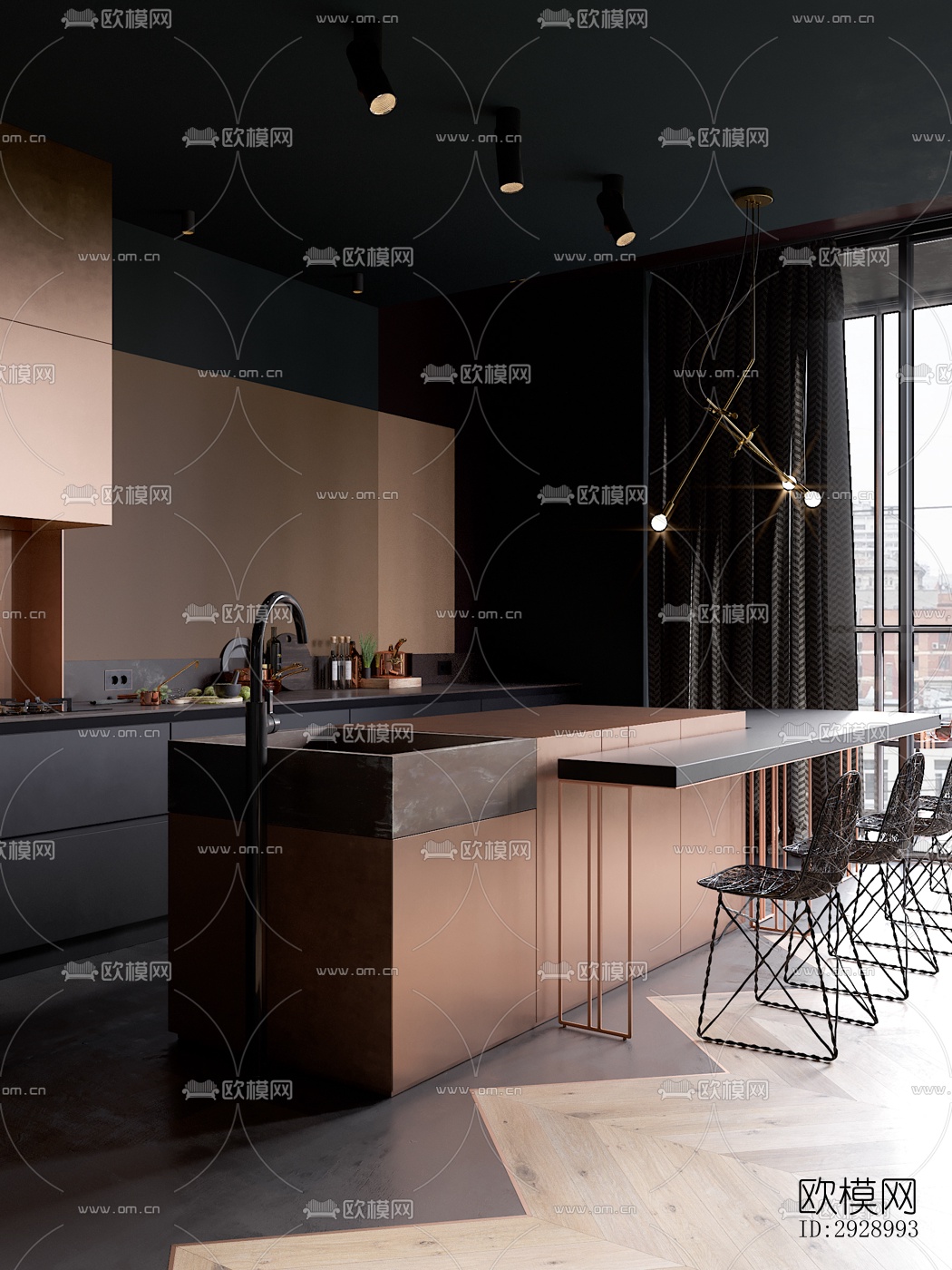 高级灰平层效果图下载（渲染图3）