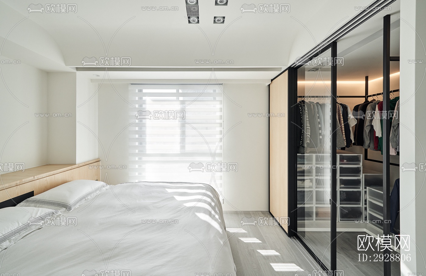 现代平层效果图下载（渲染图5）