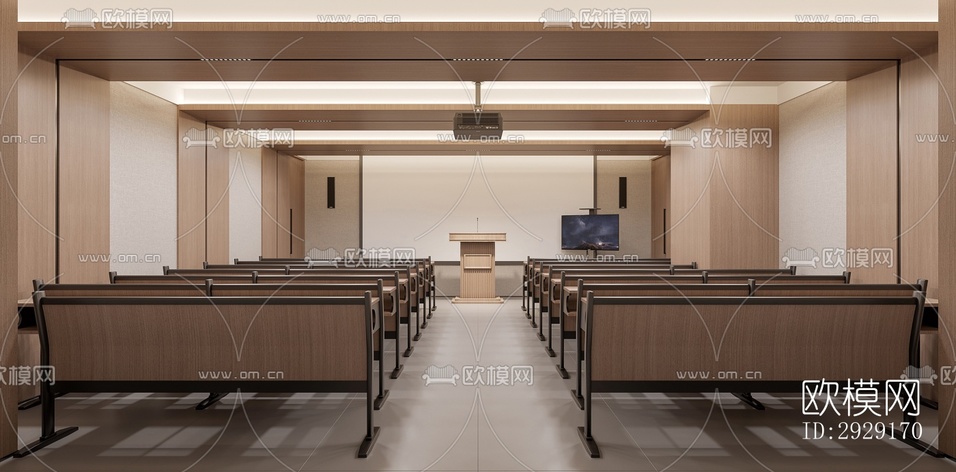 現(xiàn)代辦公區(qū)效果圖下載(渲染圖4)