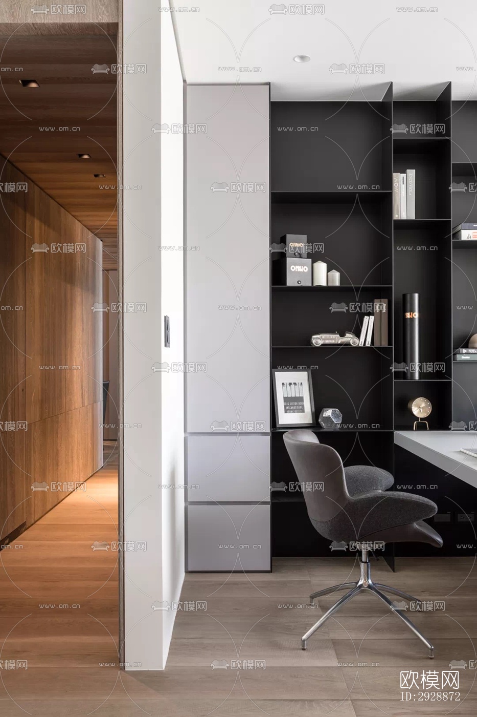 现代平层效果图下载（渲染图5）