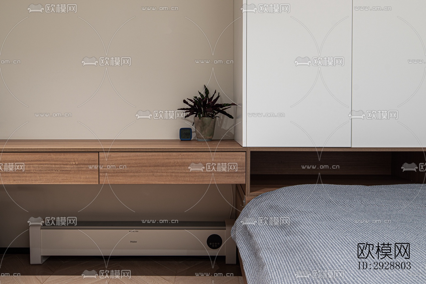 现代平层效果图下载（渲染图16）