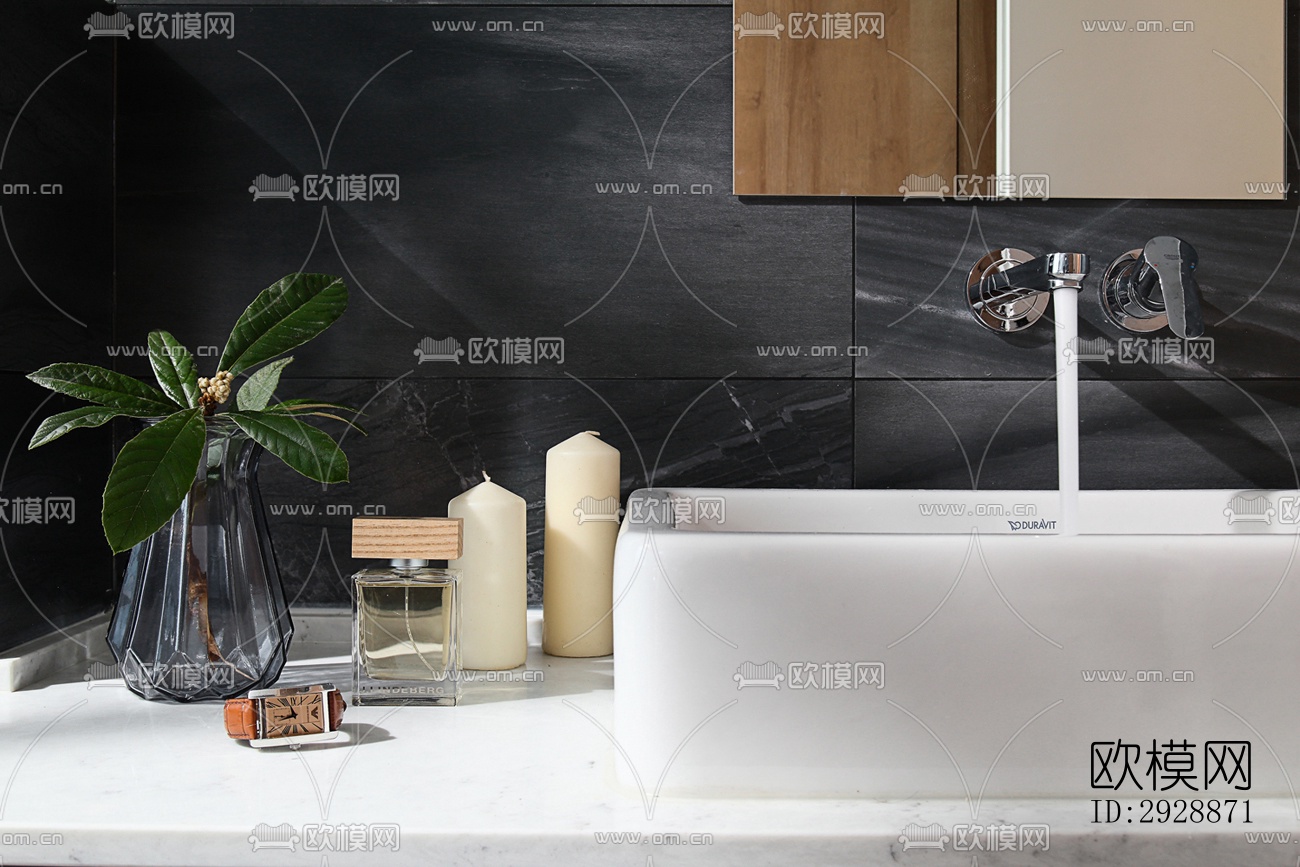 现代平层效果图下载（渲染图7）