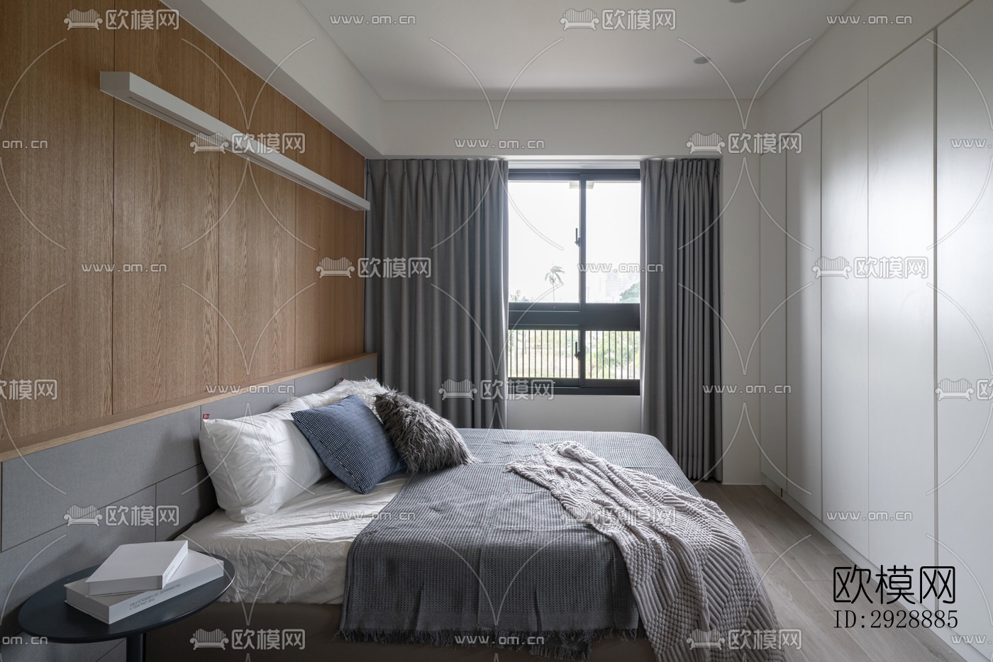 现代平层效果图下载（渲染图3）