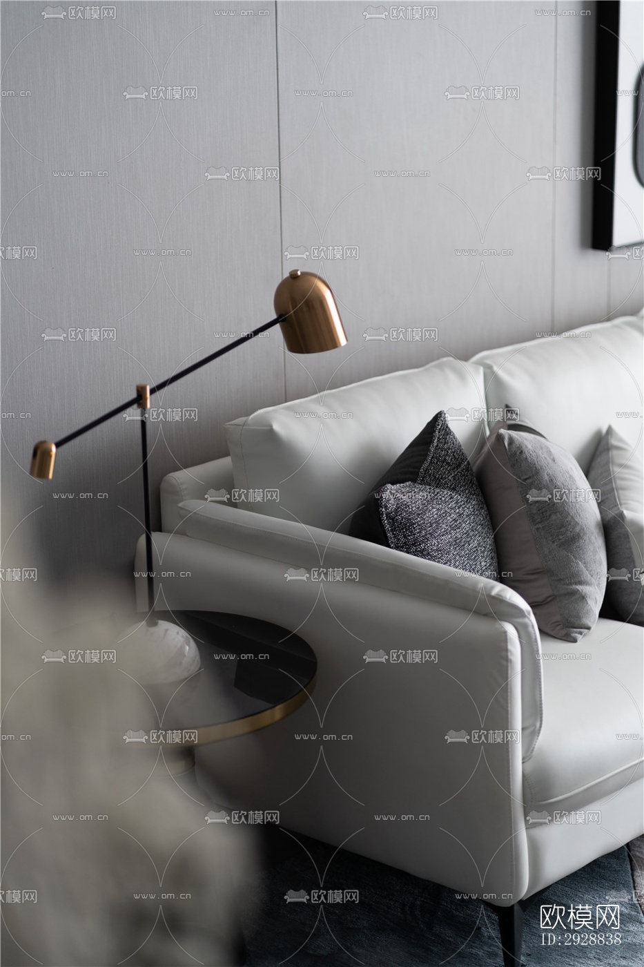 现代平层效果图下载（渲染图14）