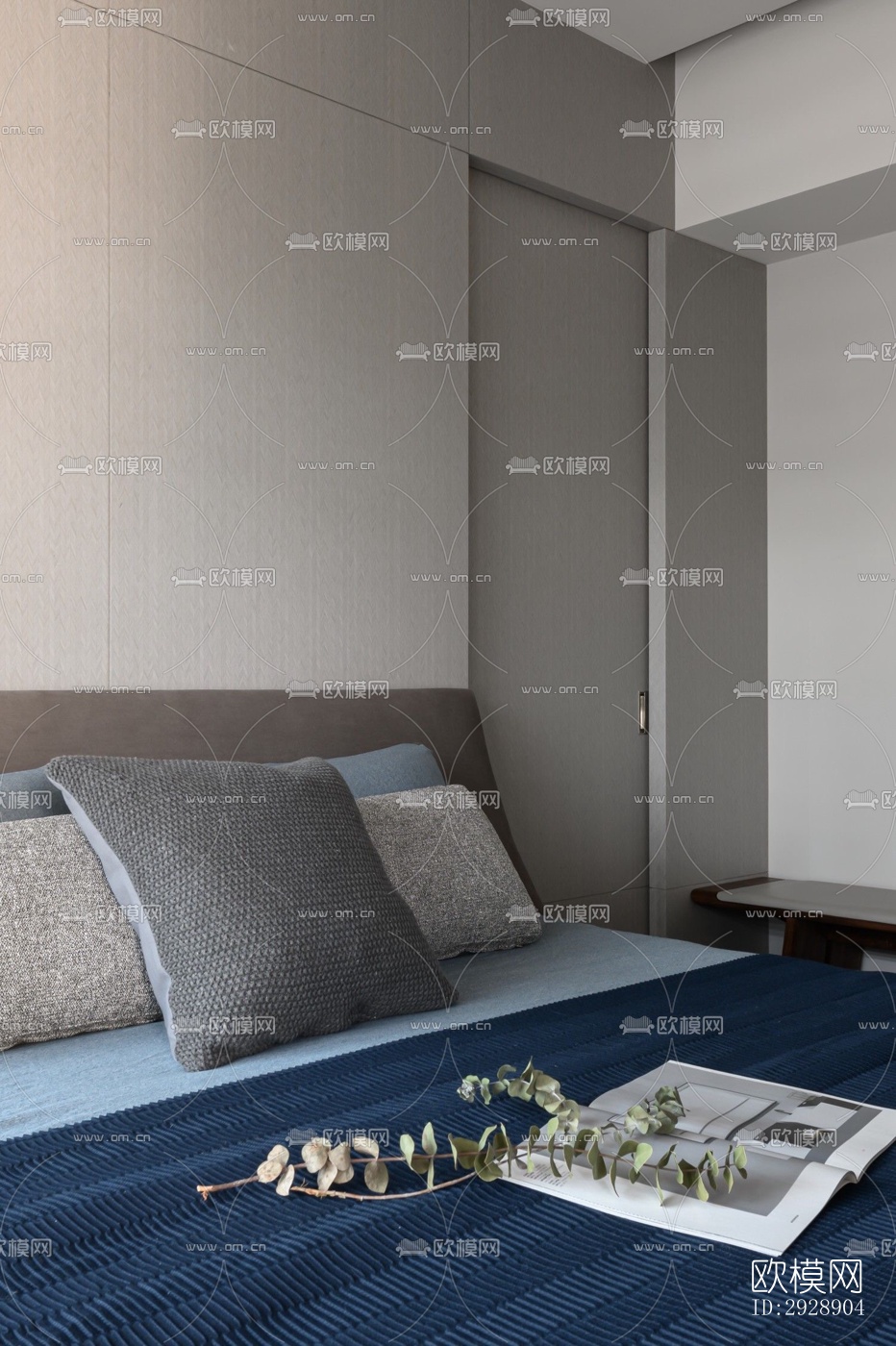 现代平层效果图下载（渲染图7）