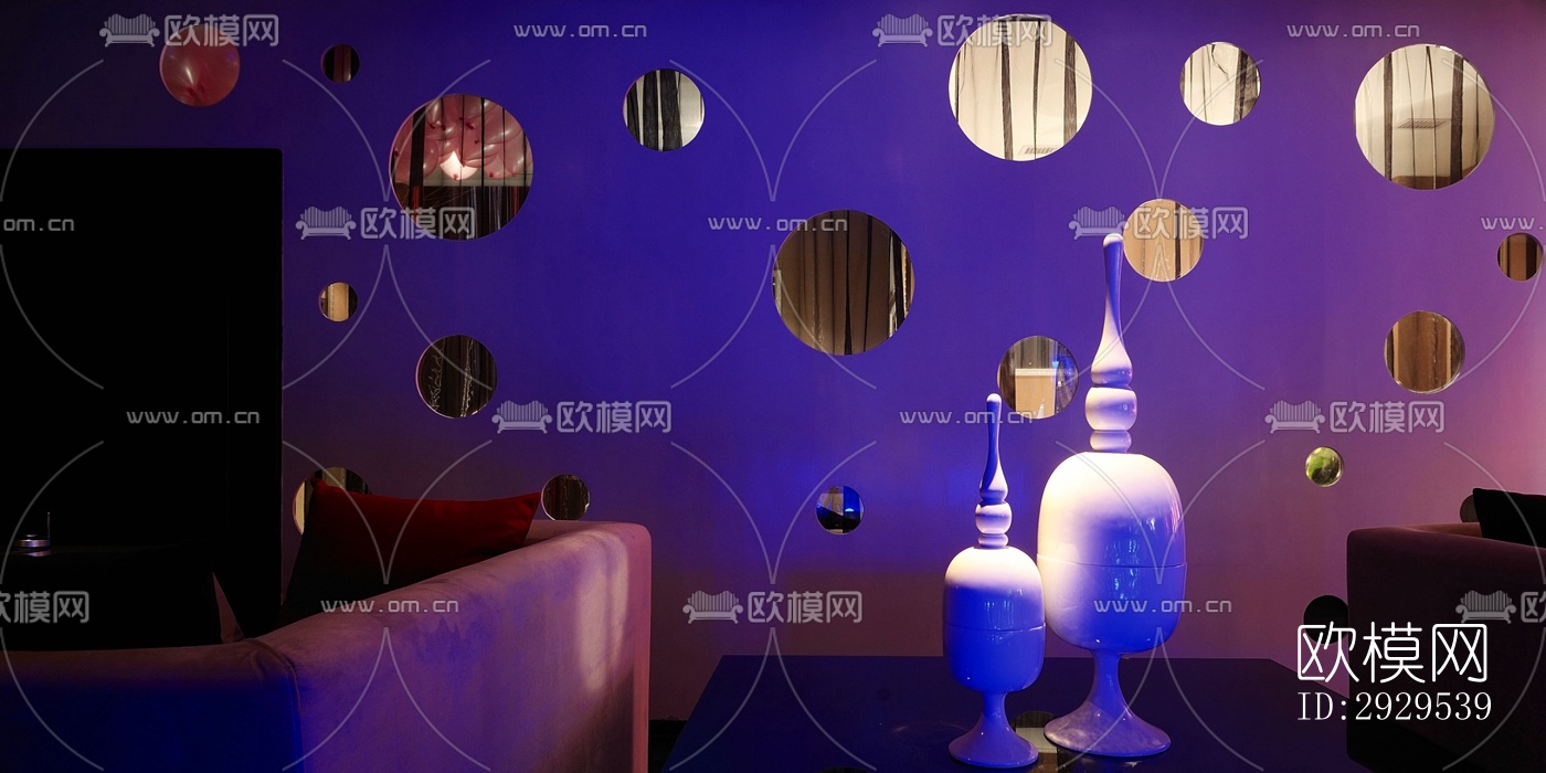 后现代西餐厅效果图下载（渲染图6）