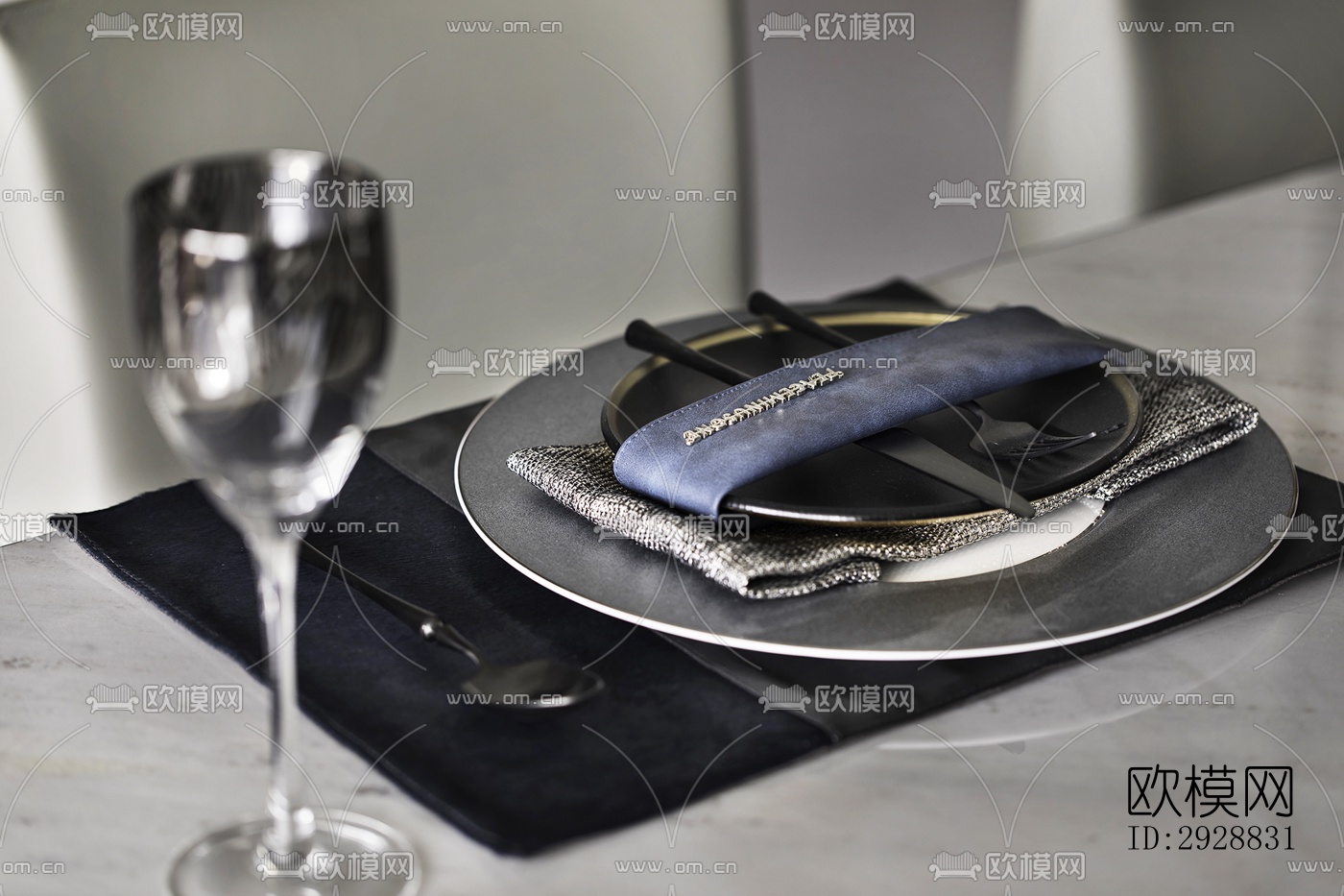 现代平层效果图下载（渲染图6）