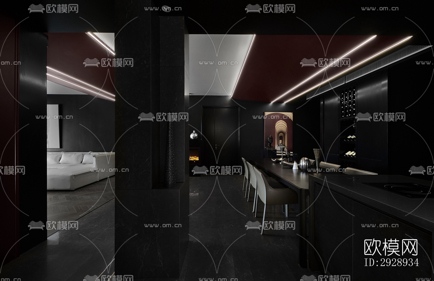 高级灰平层效果图下载（渲染图13）