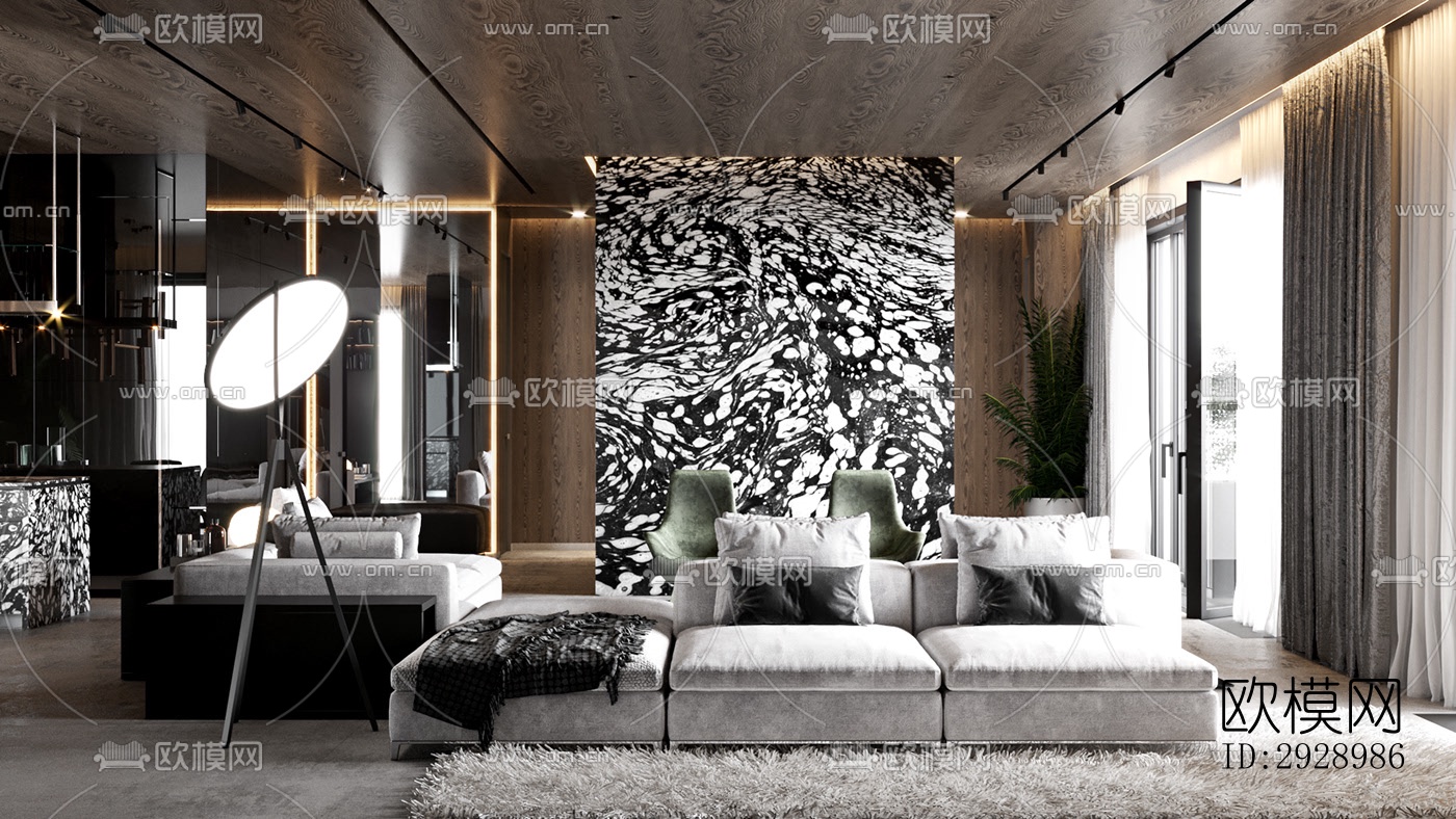 高级灰平层效果图下载（渲染图2）