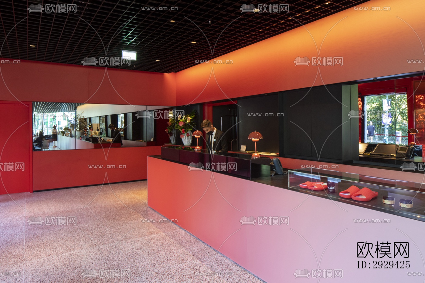 现代咖啡奶茶效果图下载（渲染图11）