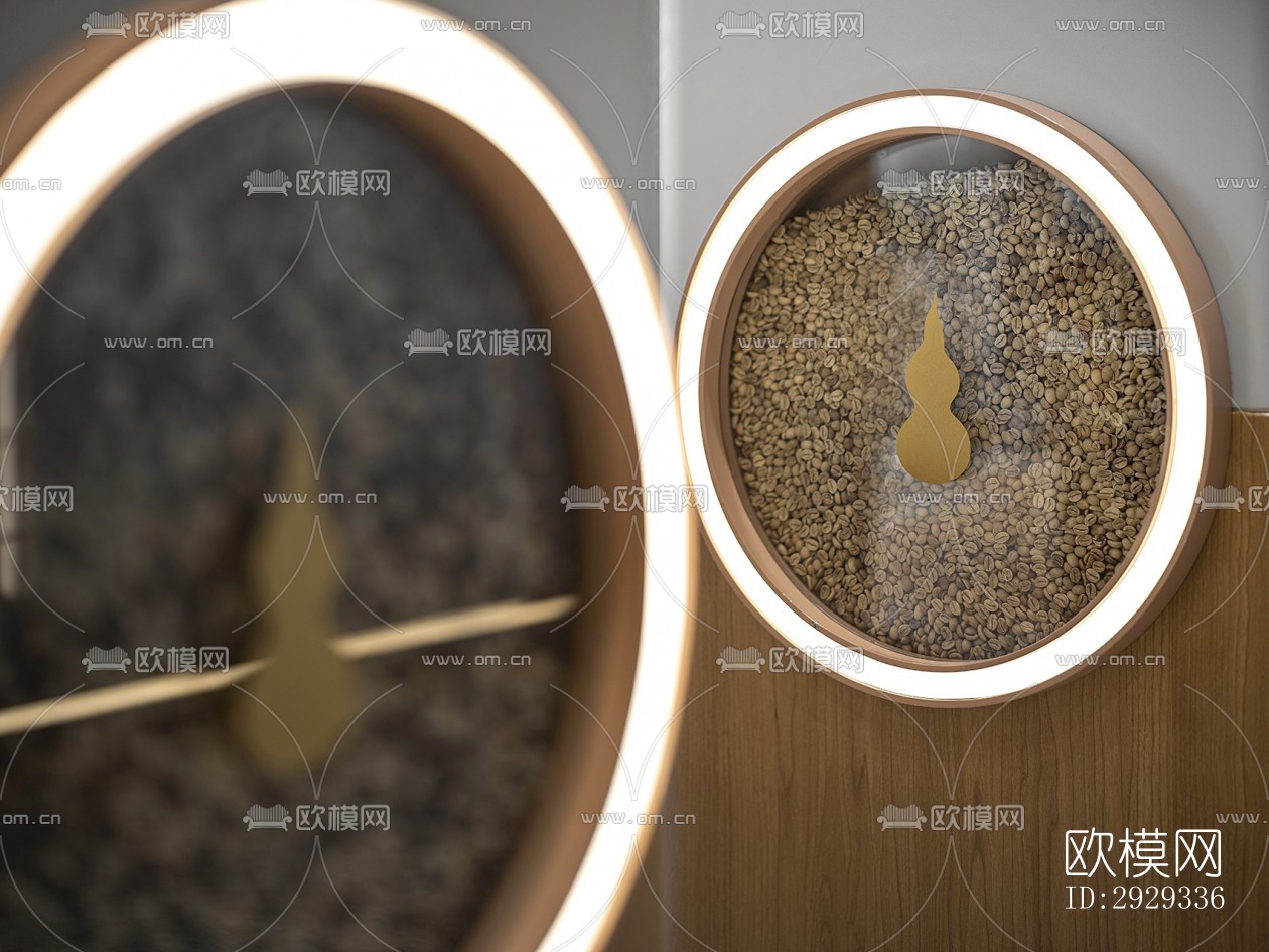 北欧咖啡奶茶效果图下载（渲染图6）