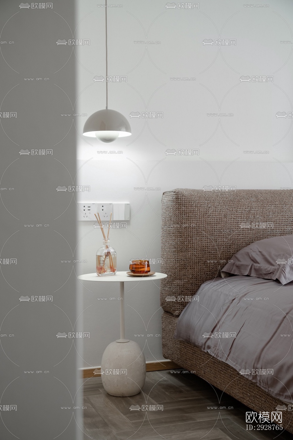 现代平层效果图下载（渲染图10）