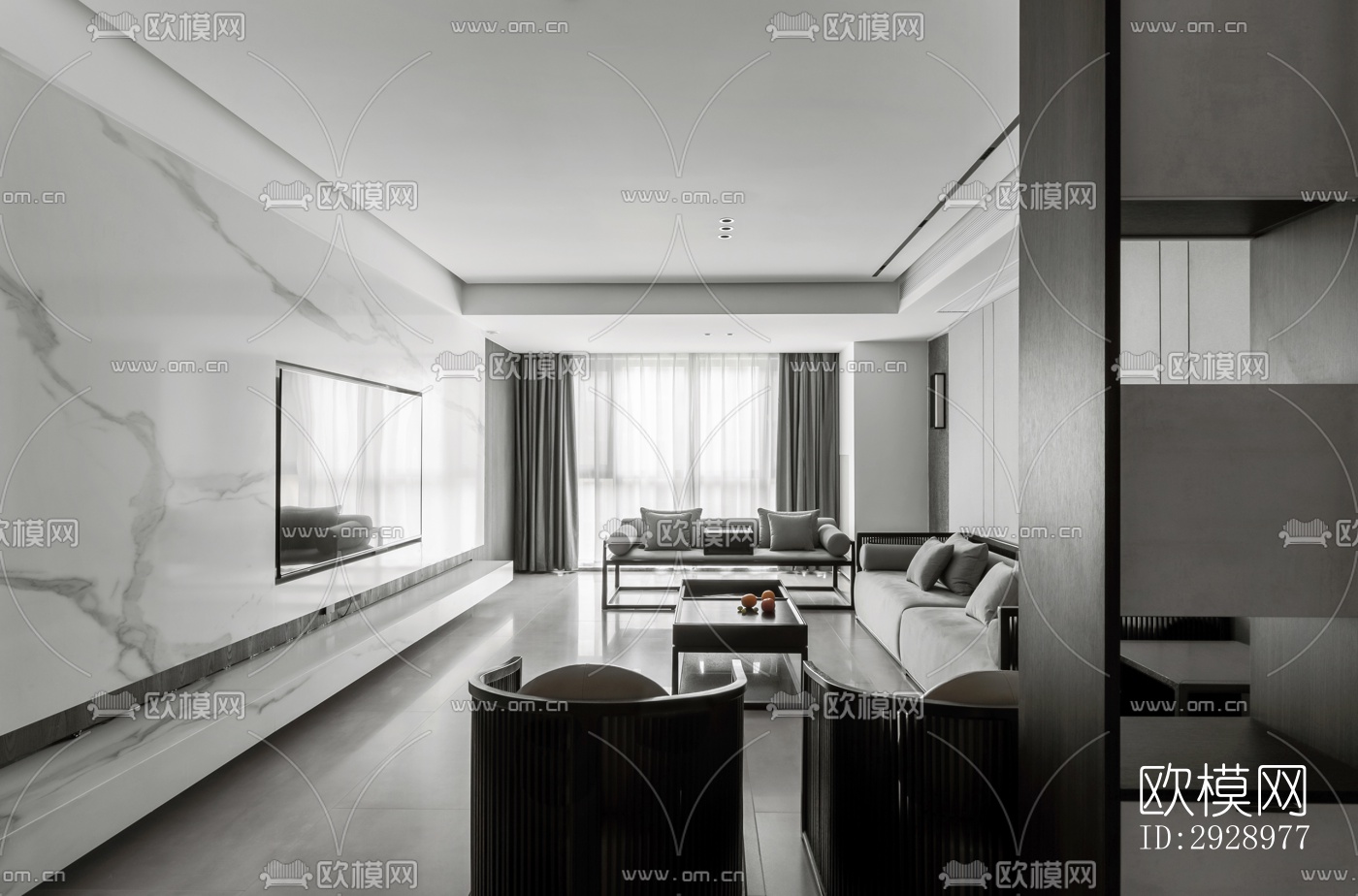 高级灰平层效果图下载（渲染图10）