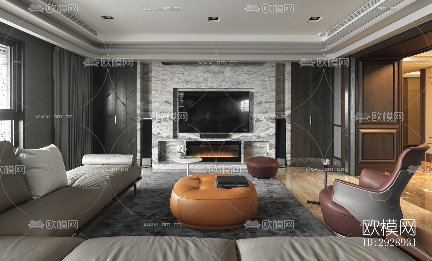 高级灰平层效果图下载（渲染图14）