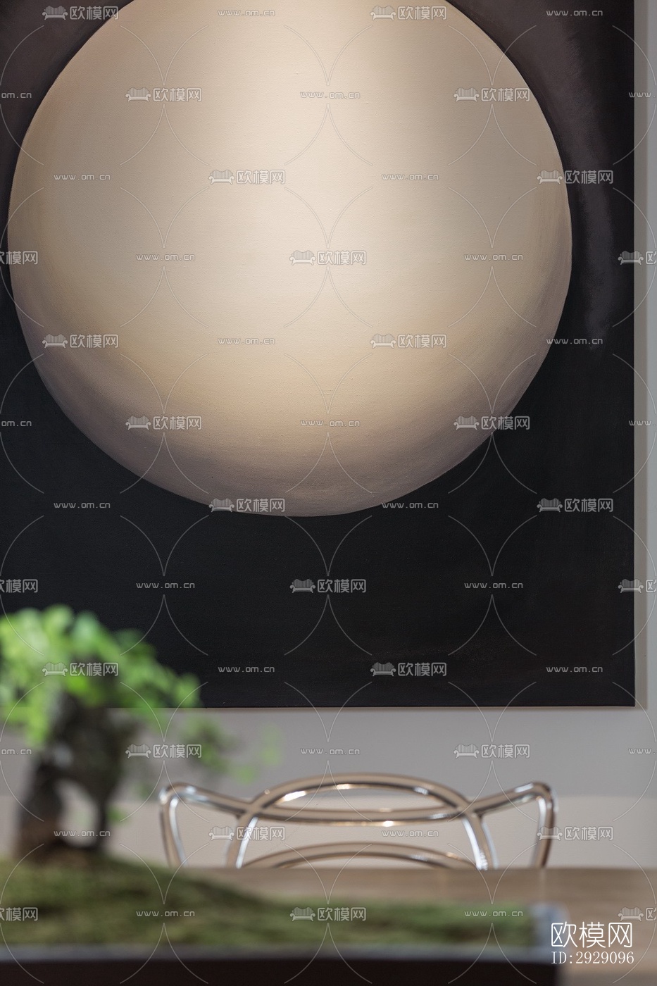 现代办公区效果图下载（渲染图5）