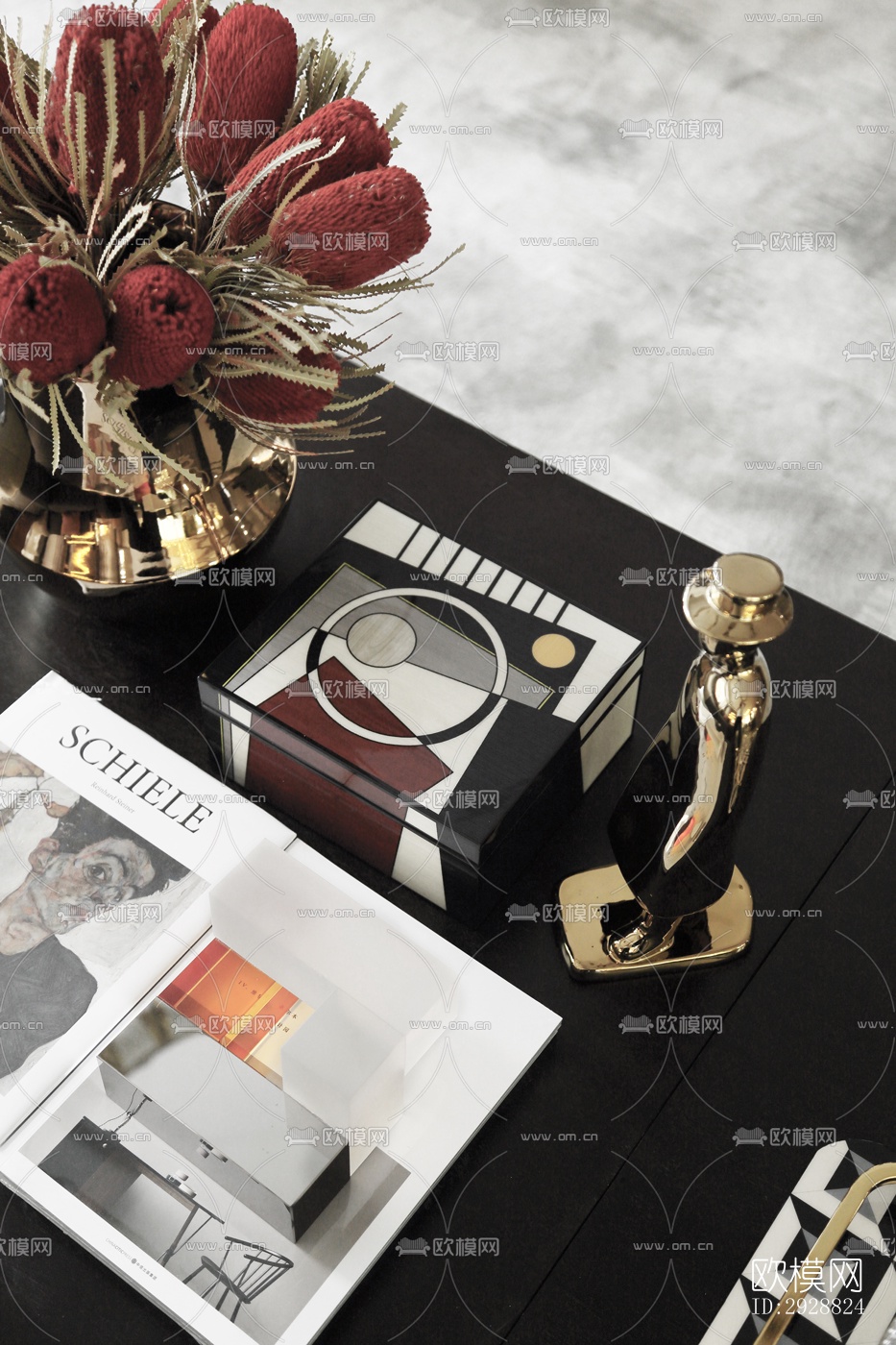 现代平层效果图下载（渲染图14）