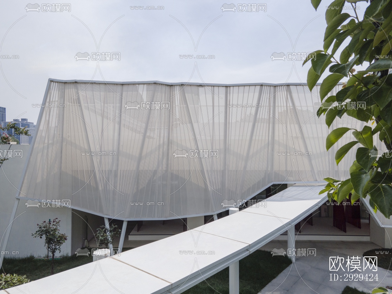 现代咖啡奶茶效果图下载（渲染图14）