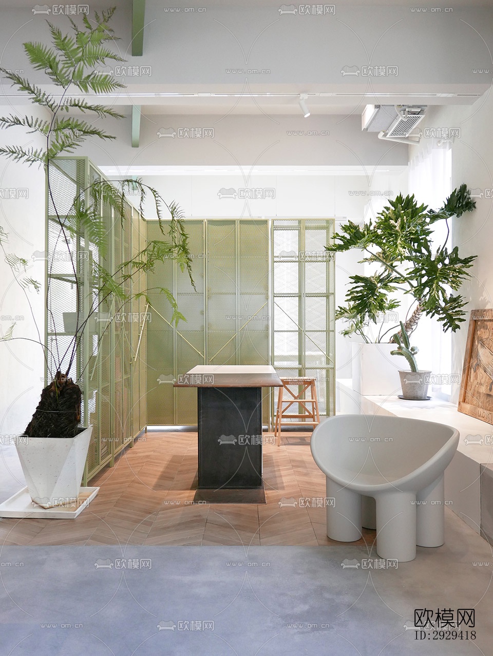 现代咖啡奶茶效果图下载（渲染图11）