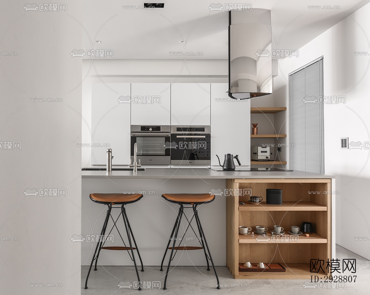 现代平层效果图下载（渲染图12）