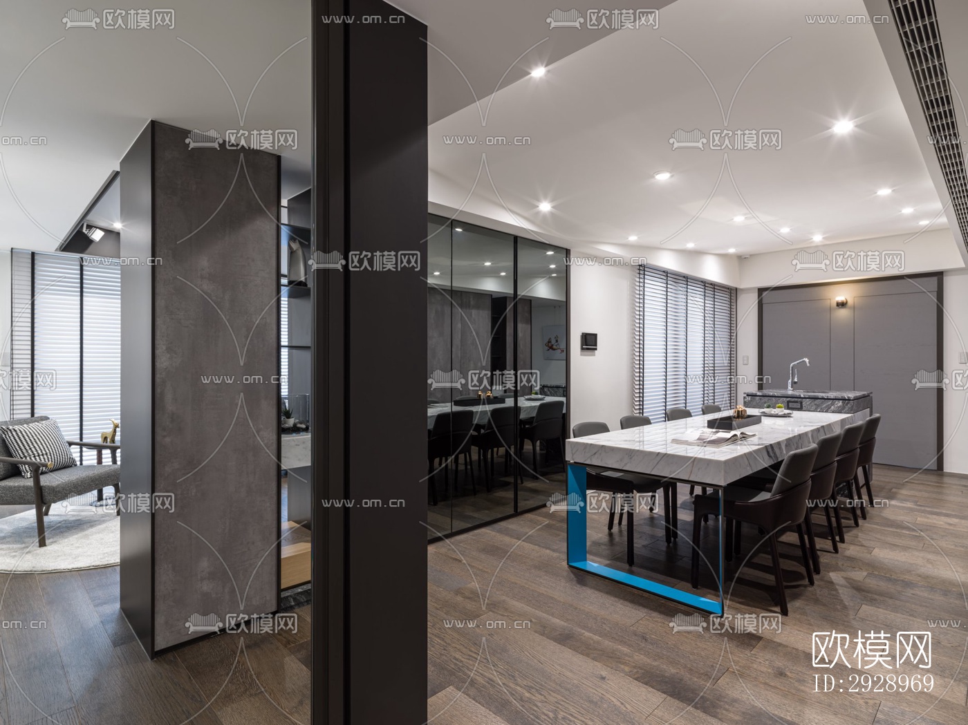 高级灰平层效果图下载（渲染图14）