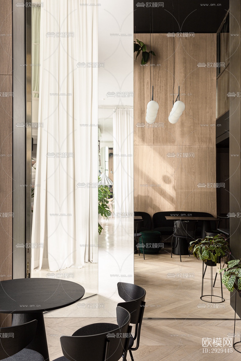 现代咖啡奶茶效果图下载（渲染图5）