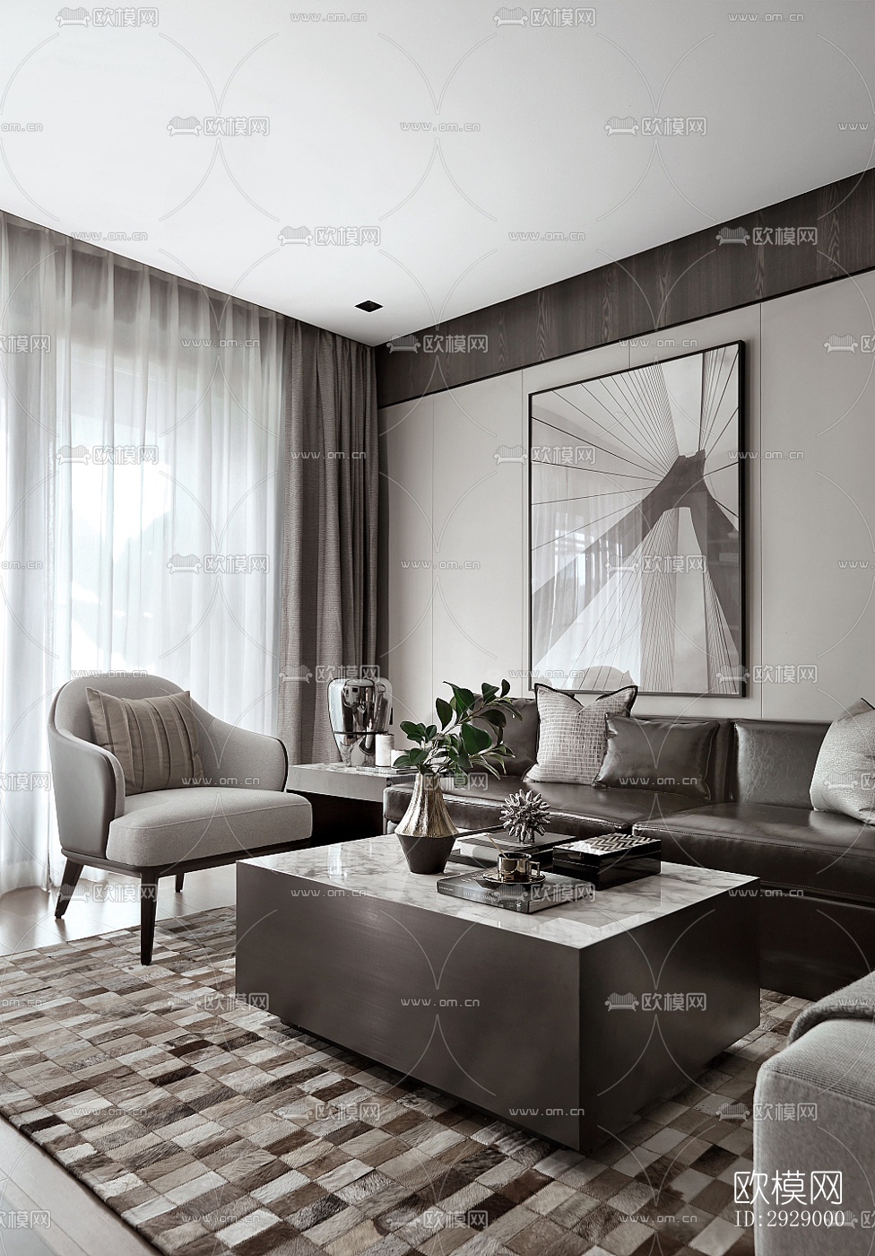 高级灰平层效果图下载（渲染图12）