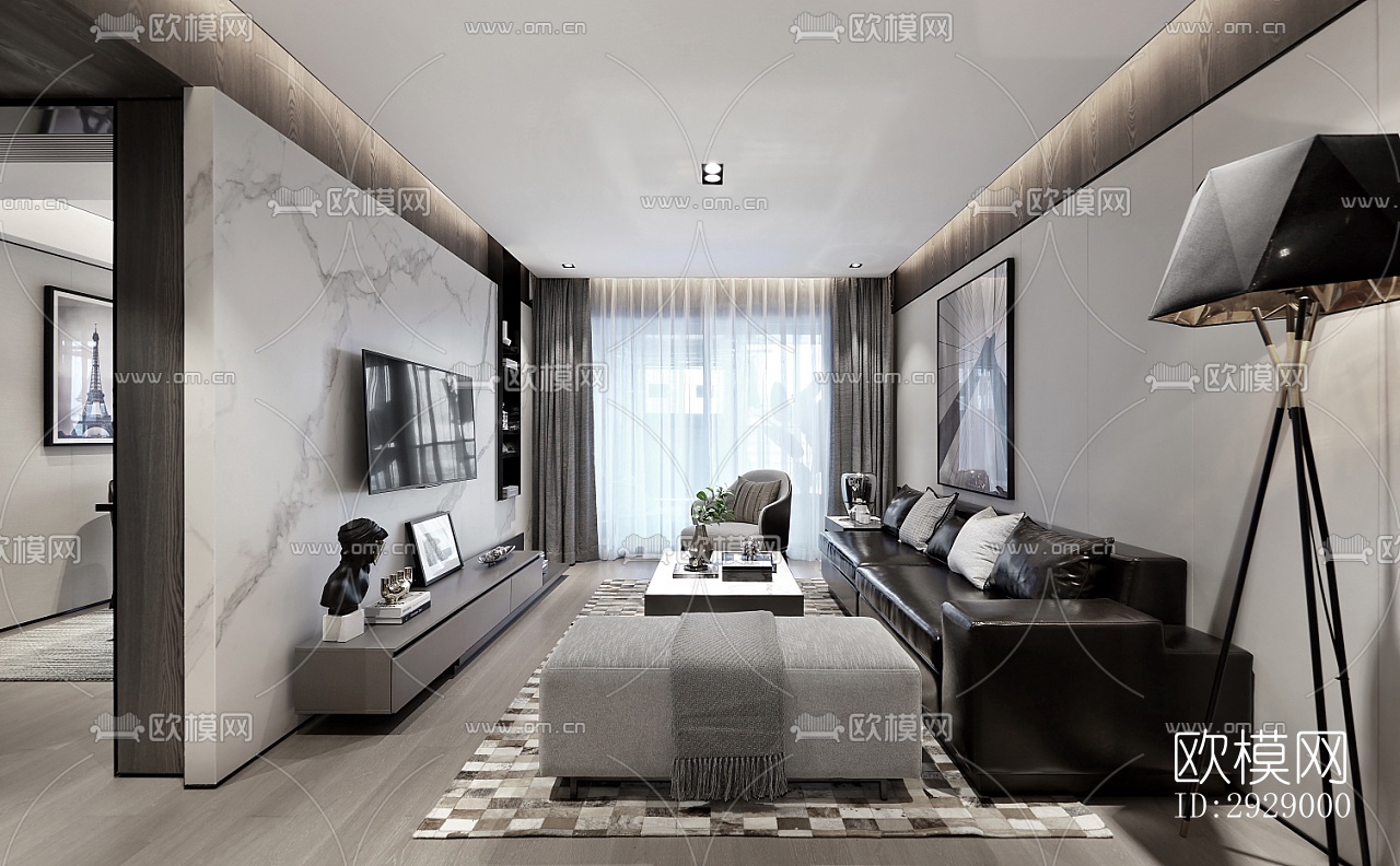 高级灰平层效果图下载（渲染图10）