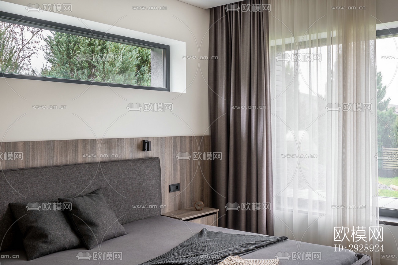 现代平层效果图下载（渲染图9）