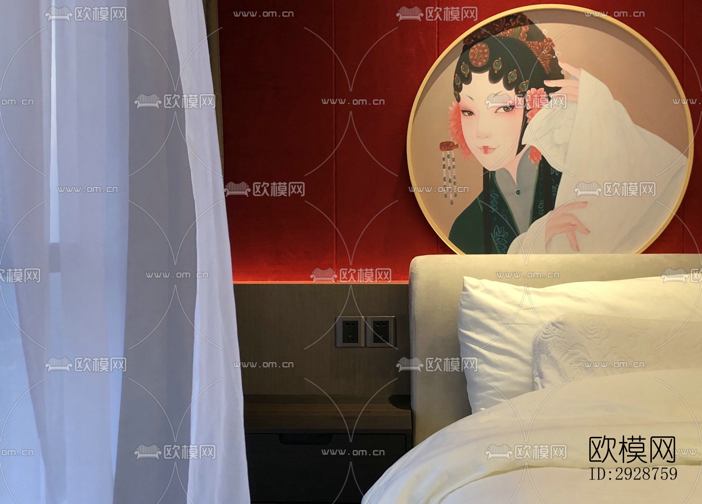 现代平层效果图下载（渲染图12）