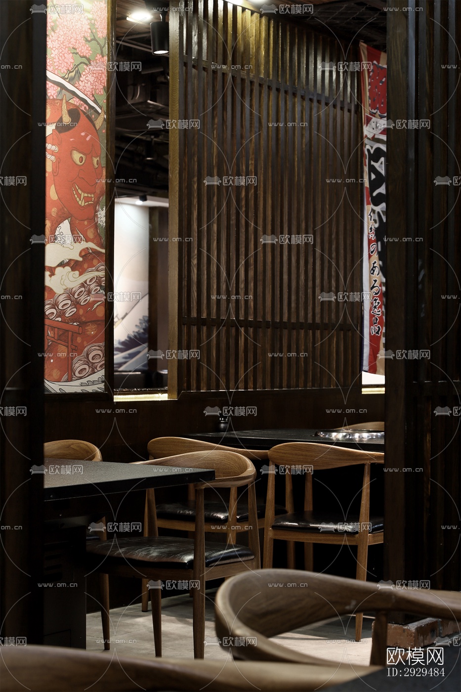 日式火锅烤肉效果图下载（渲染图11）