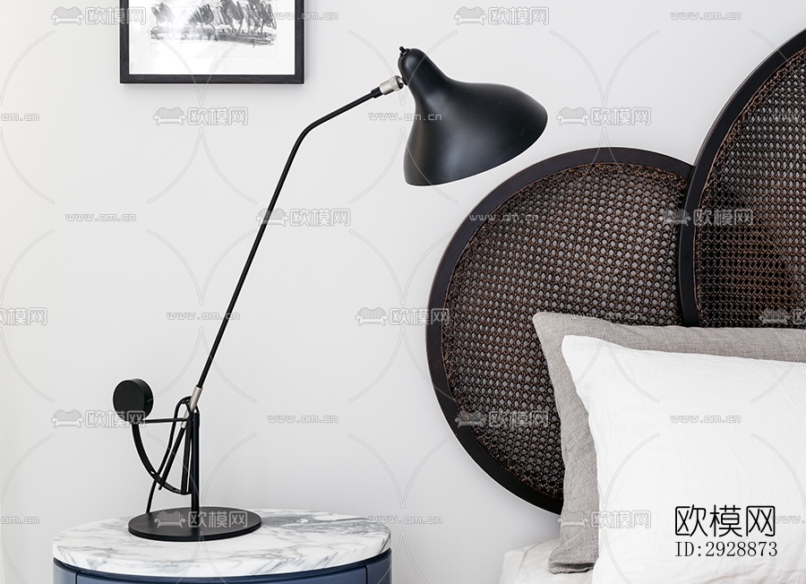 现代平层效果图下载（渲染图7）