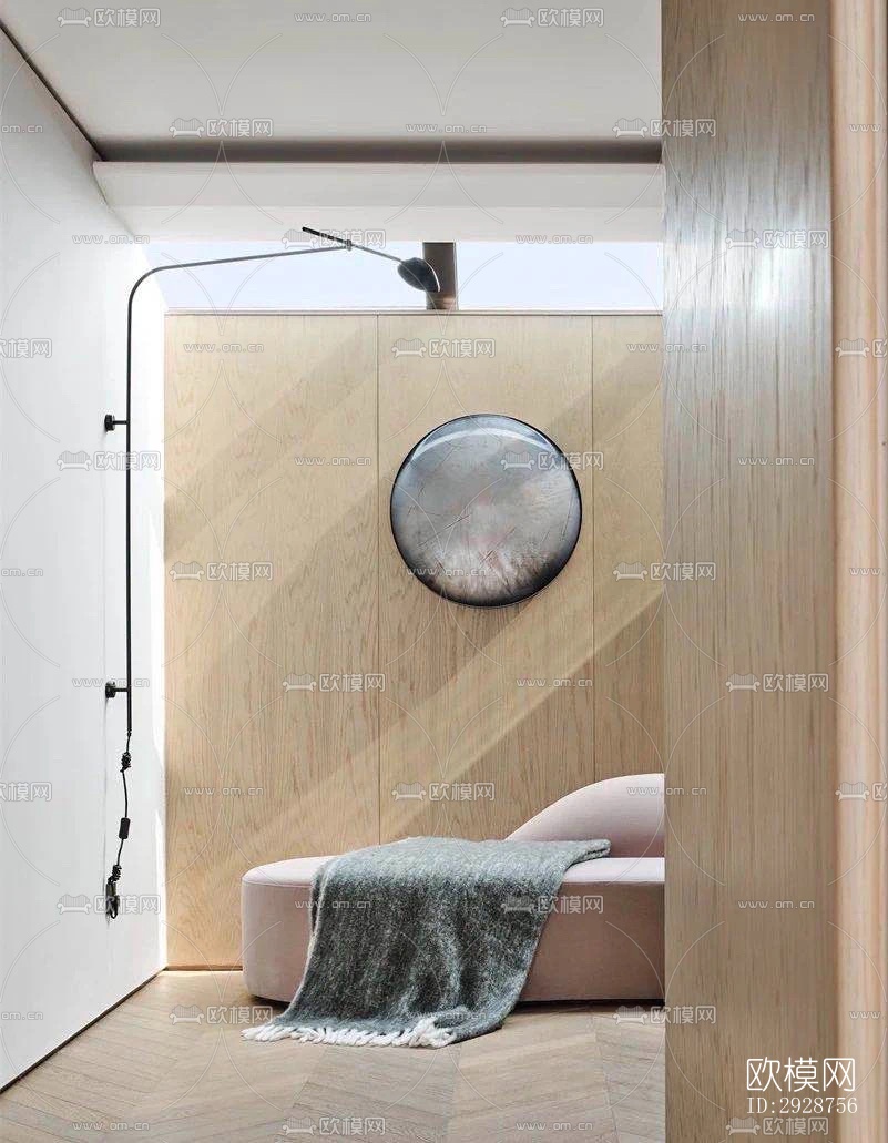 现代平层效果图下载（渲染图5）