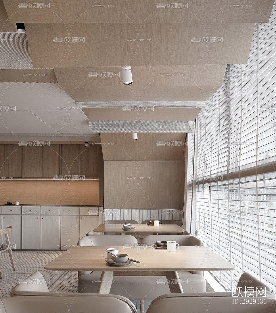 北欧西餐厅效果图下载（渲染图16）