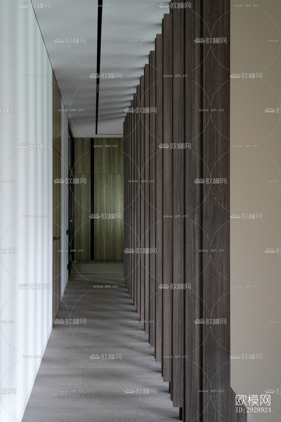 现代平层效果图下载（渲染图7）