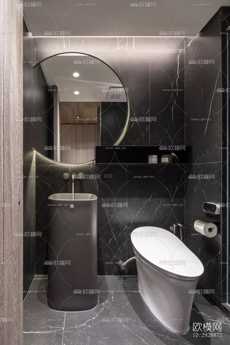 现代平层效果图下载（渲染图13）