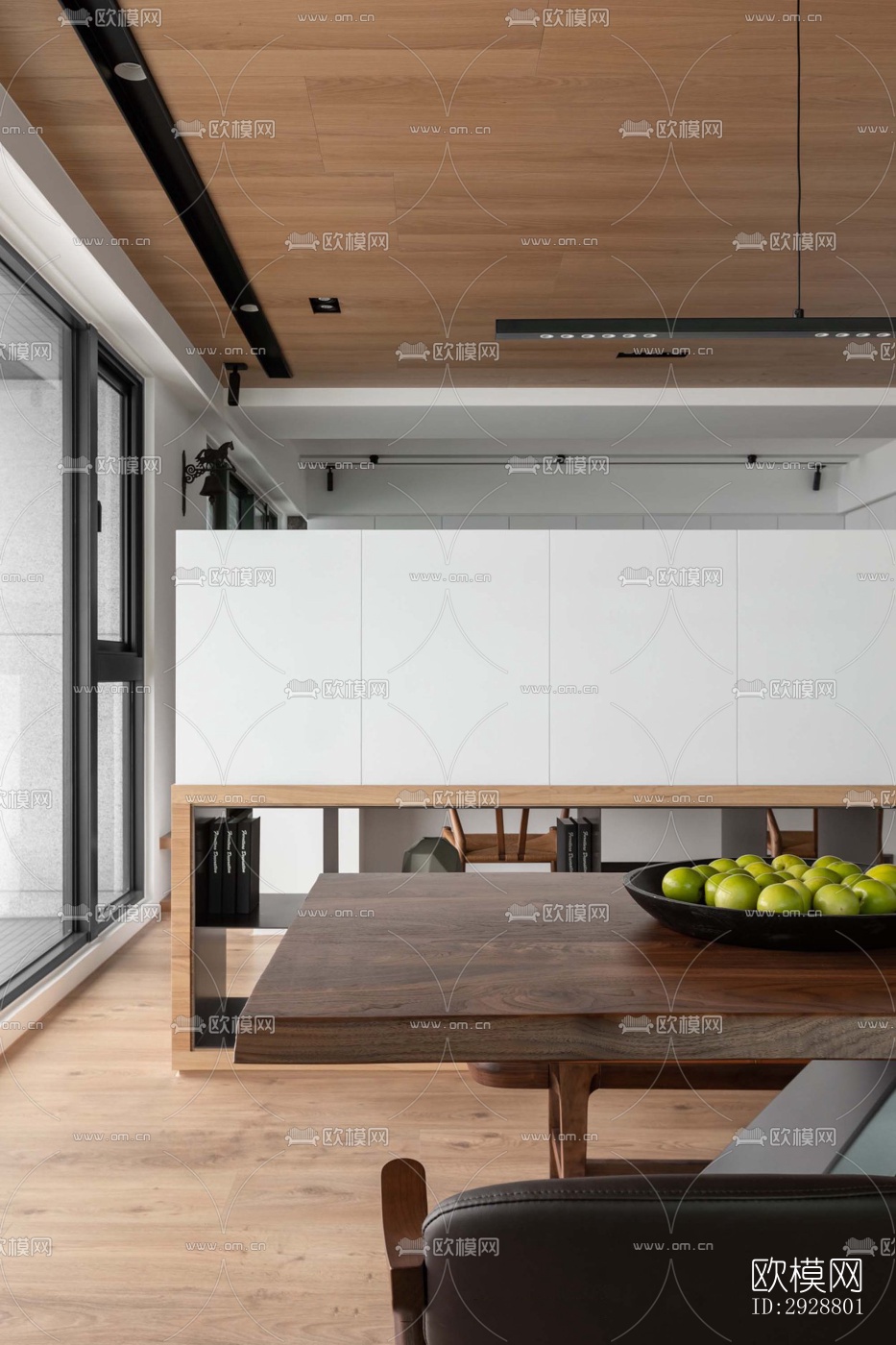 现代平层效果图下载（渲染图11）