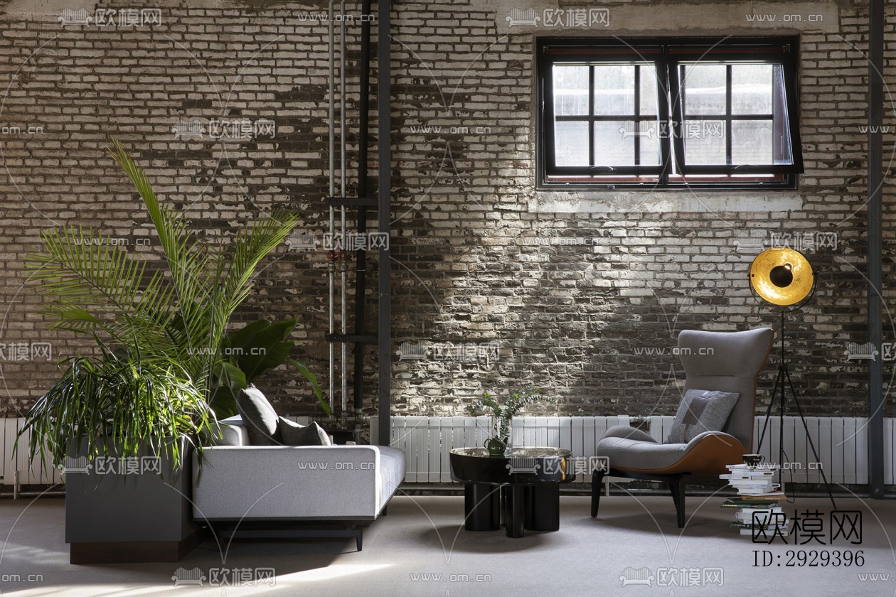 工业风咖啡奶茶效果图下载（渲染图13）