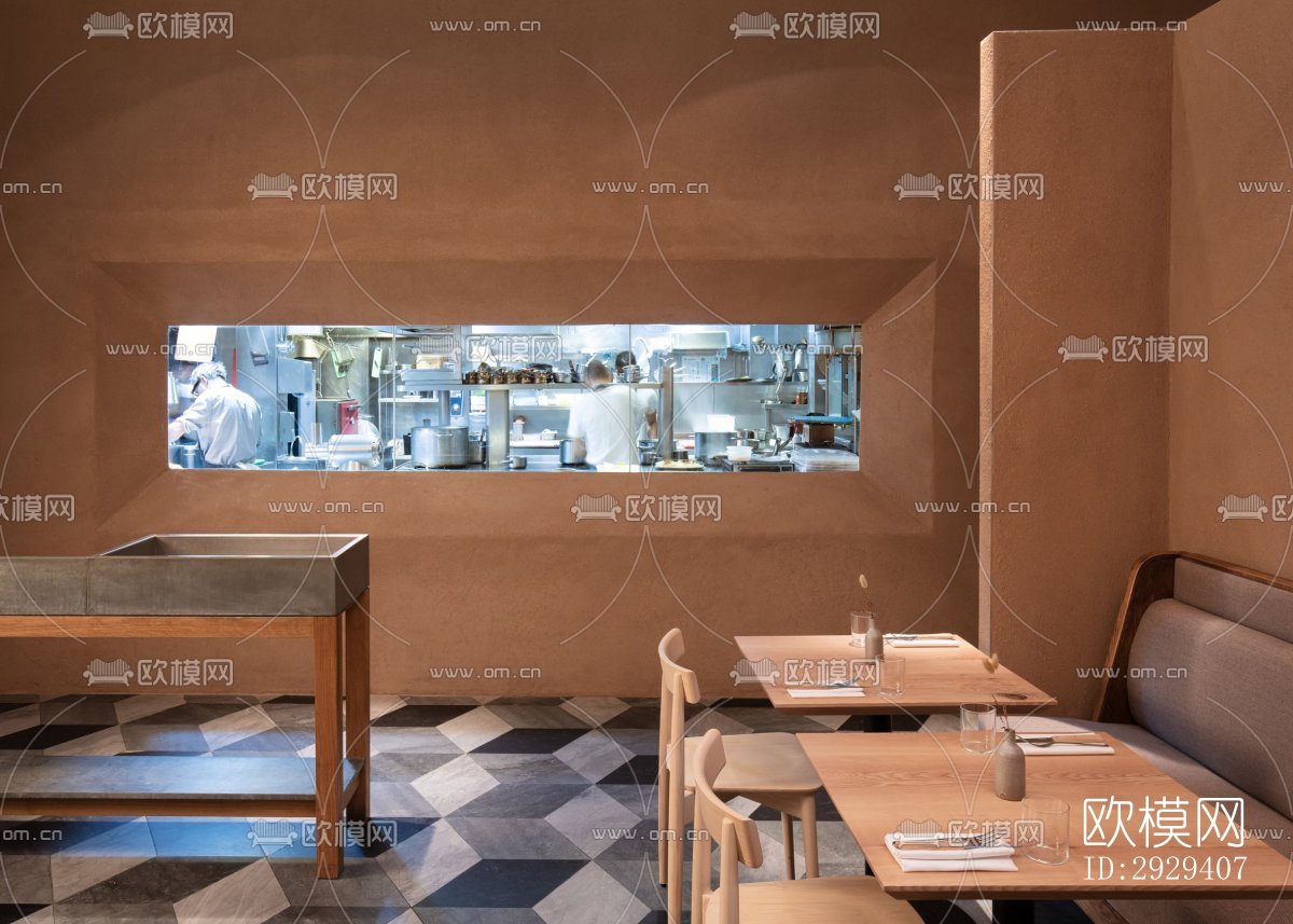 工业风咖啡奶茶效果图下载（渲染图3）