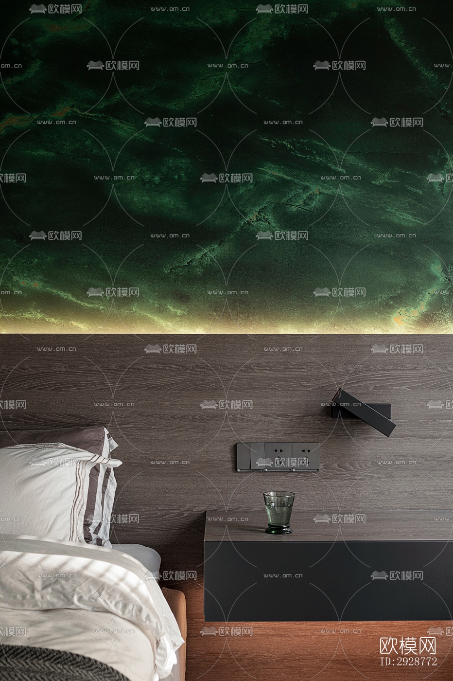 现代平层效果图下载（渲染图9）