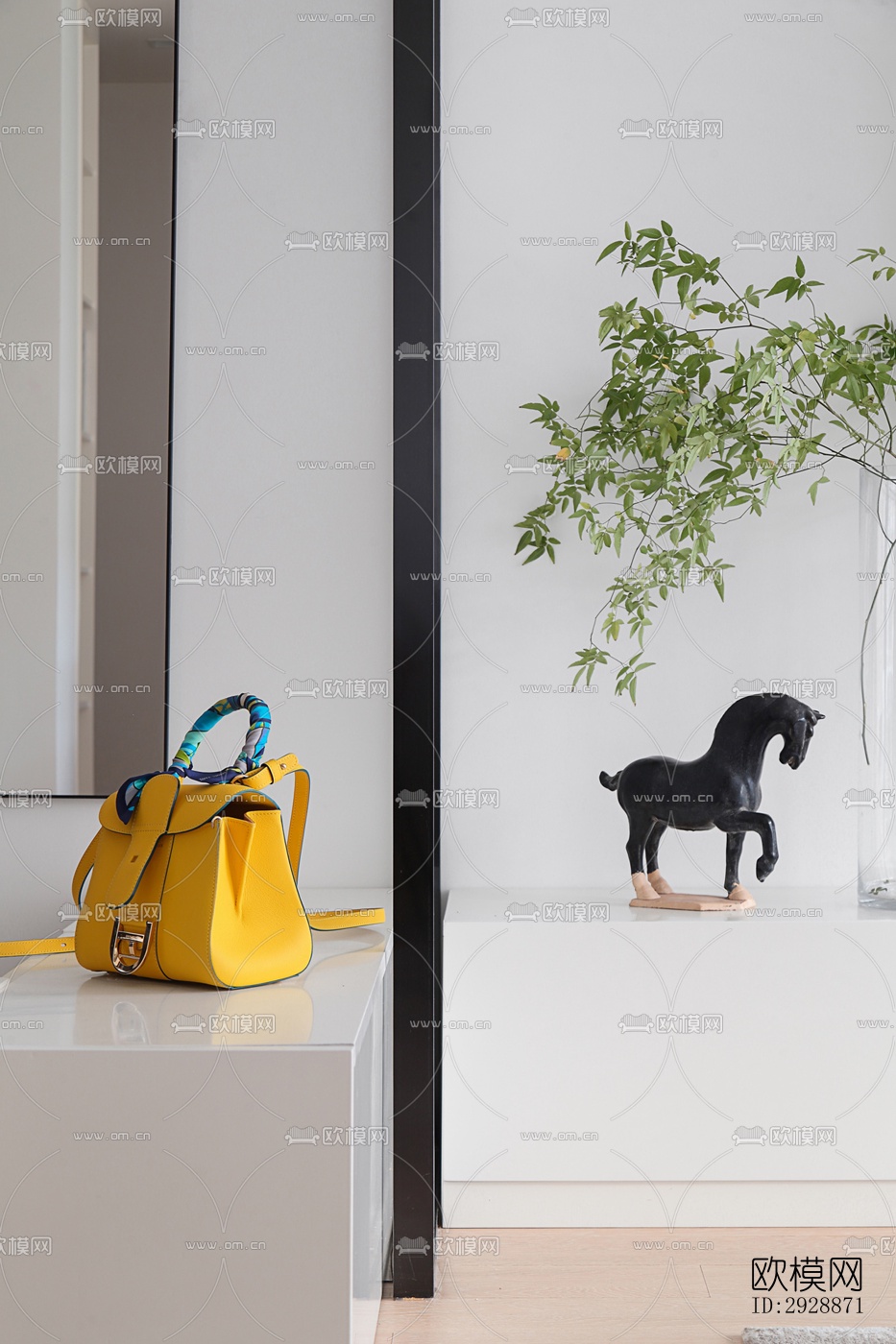 现代平层效果图下载（渲染图8）