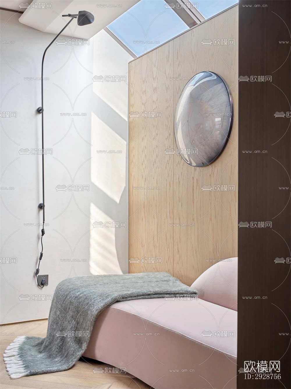 现代平层效果图下载（渲染图7）