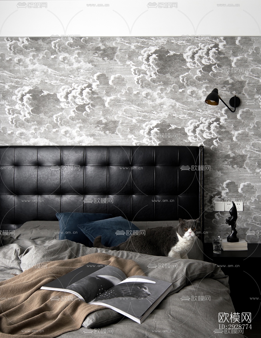 现代平层效果图下载（渲染图5）