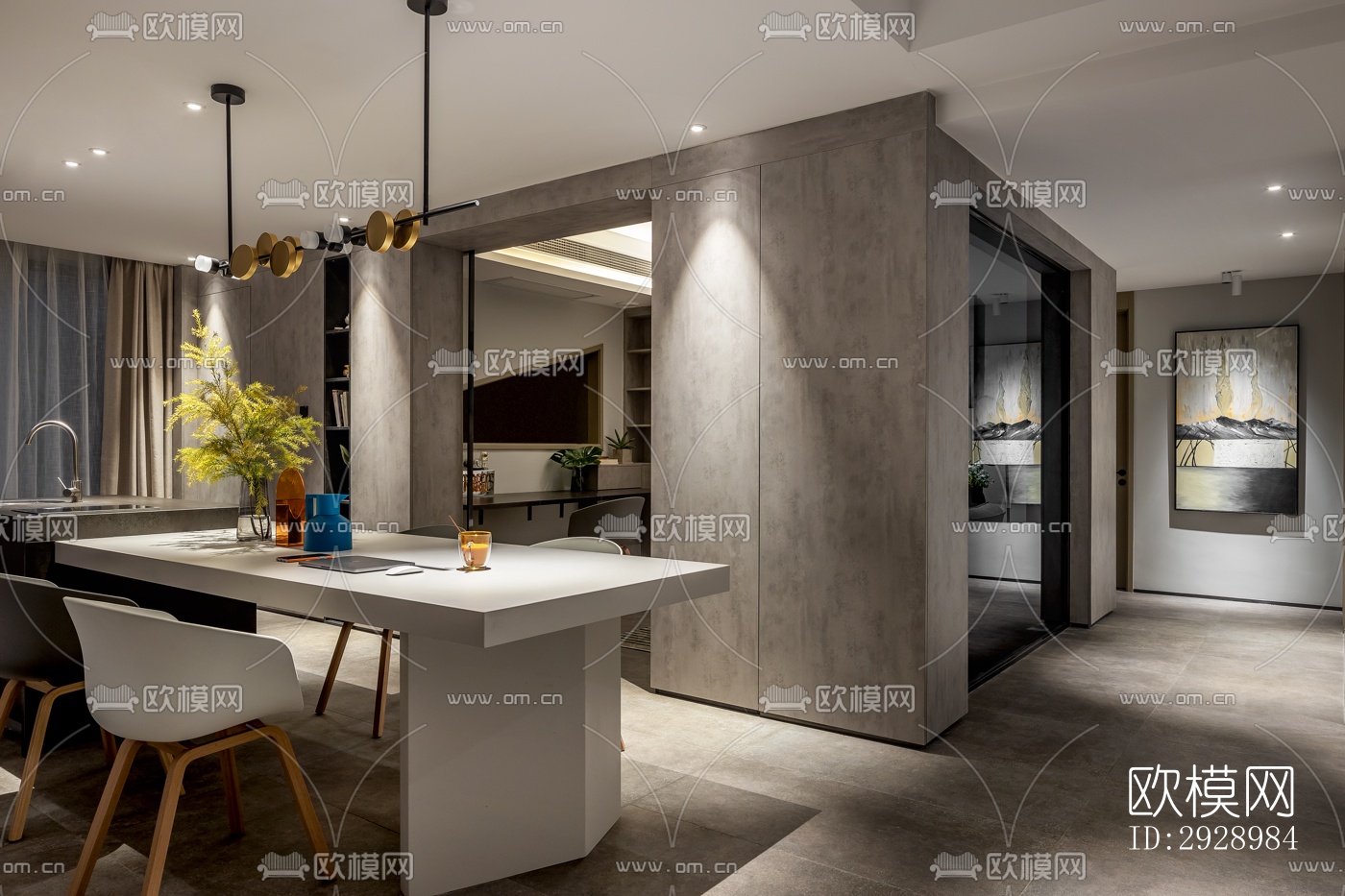 高级灰平层效果图下载（渲染图4）