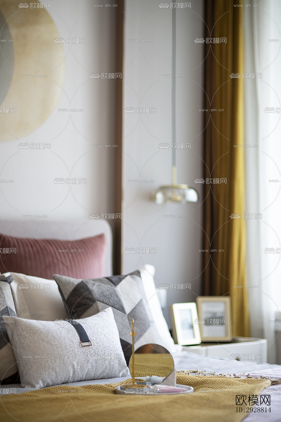 现代平层效果图下载（渲染图10）