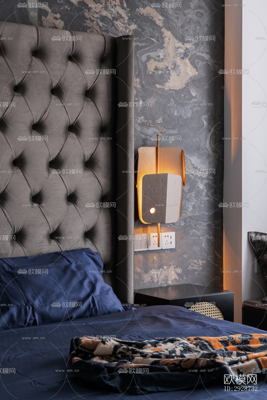 后现代平层效果图下载（渲染图9）