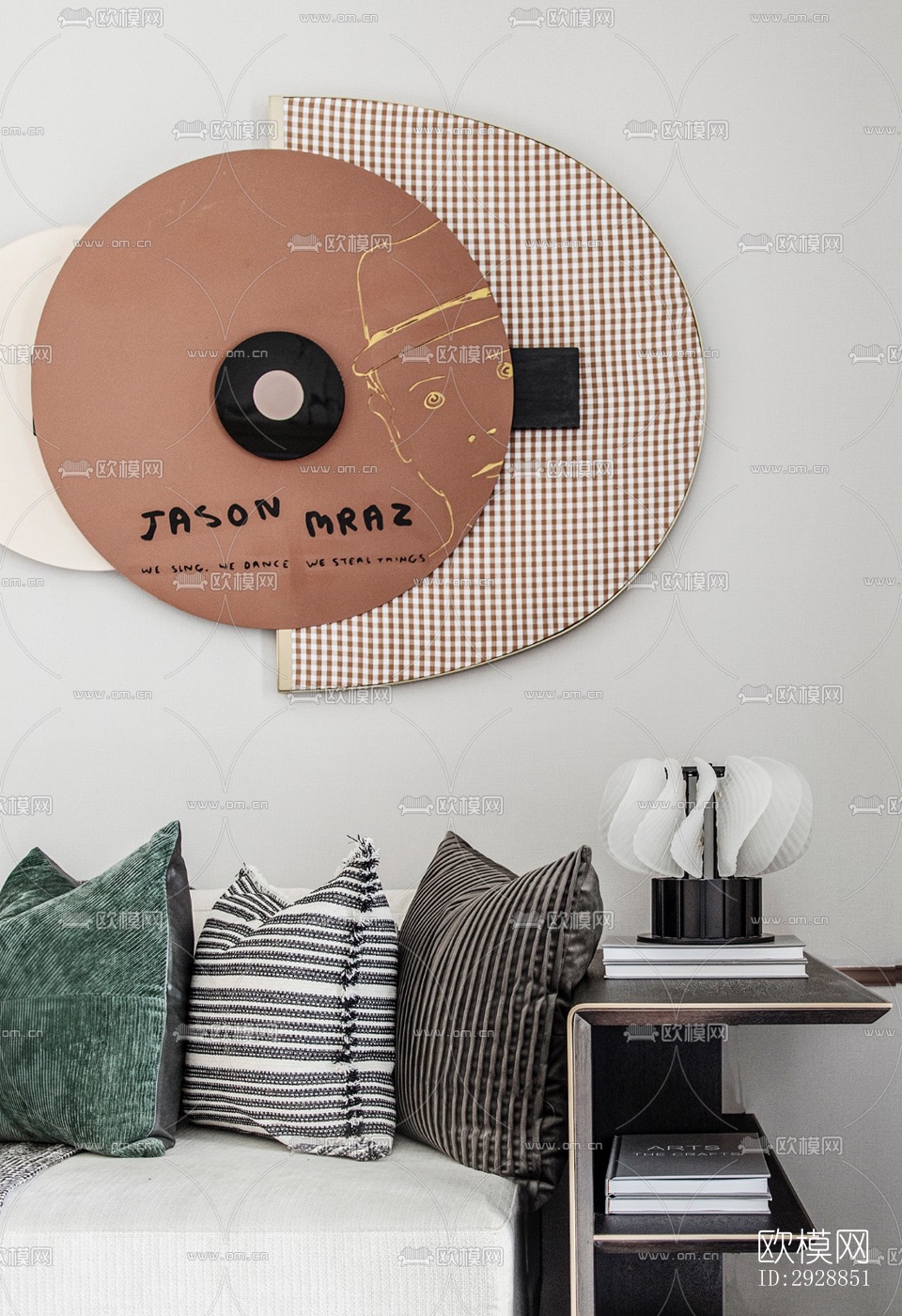 现代平层效果图下载（渲染图13）