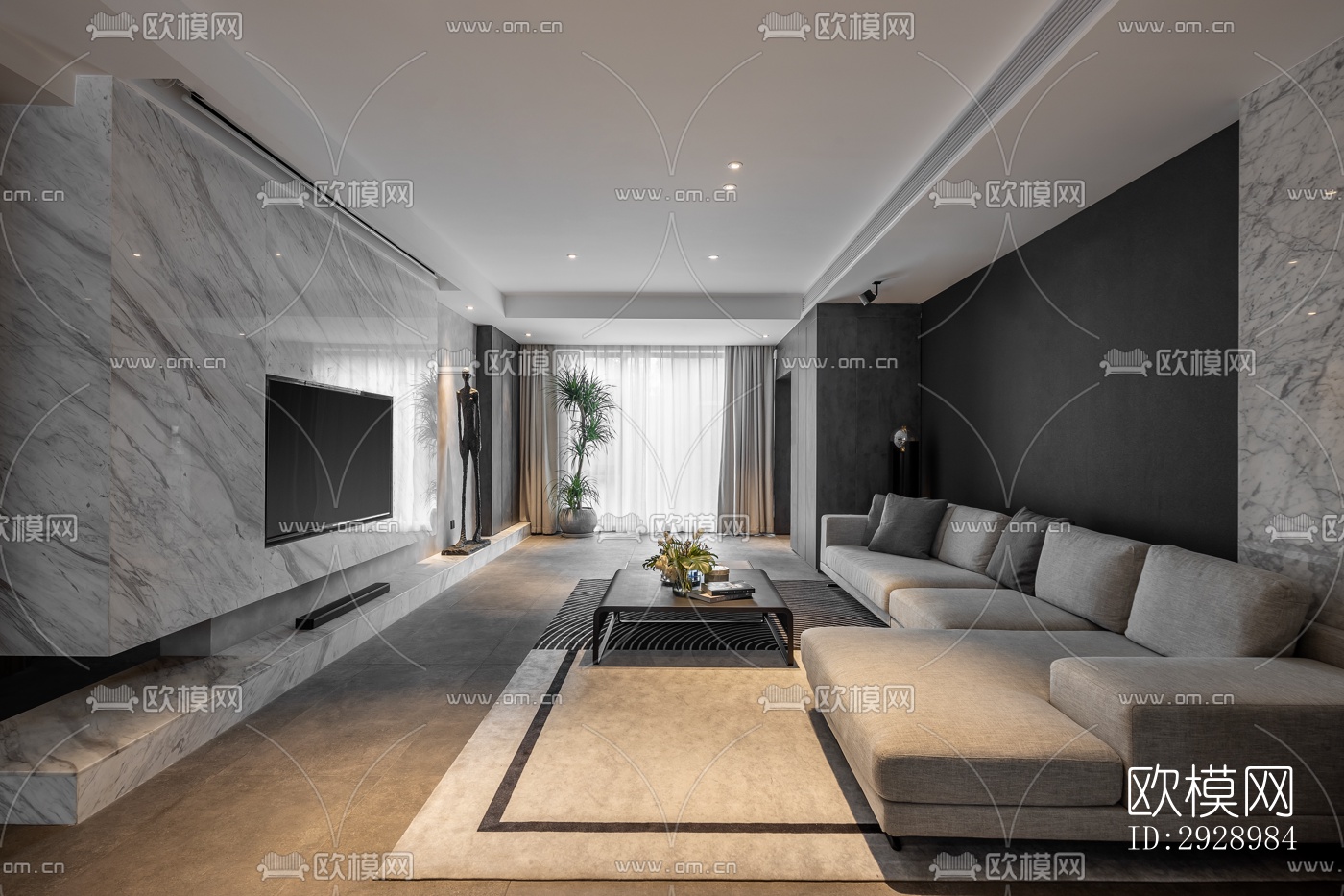 高级灰平层效果图下载（渲染图11）