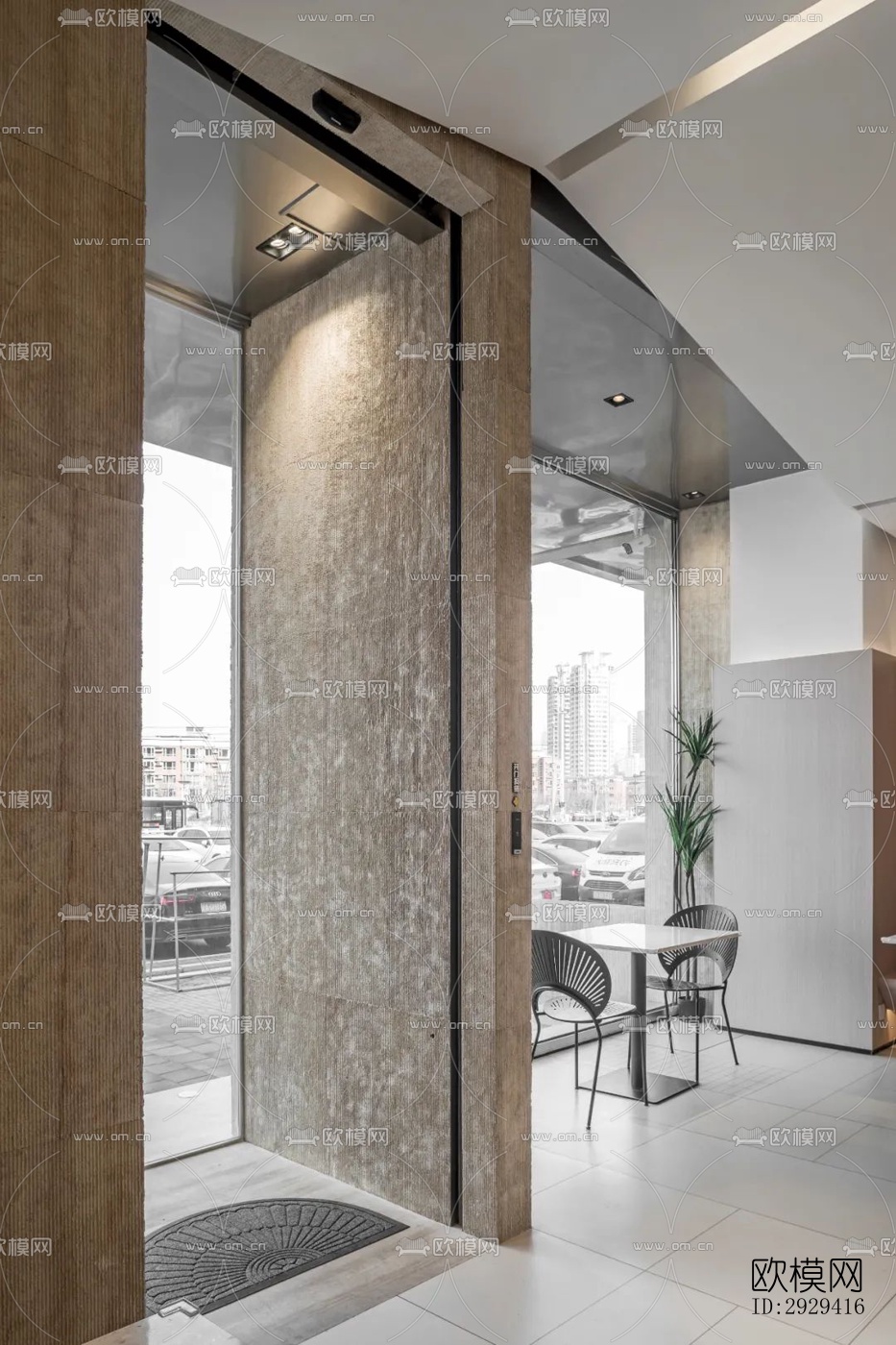 现代咖啡奶茶效果图下载（渲染图9）