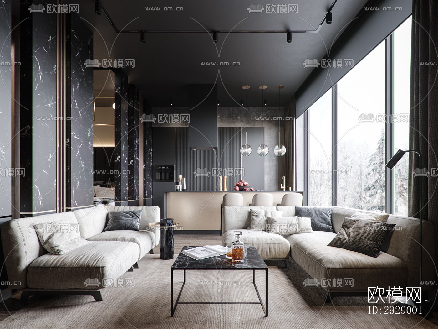 高级灰平层效果图下载（渲染图11）