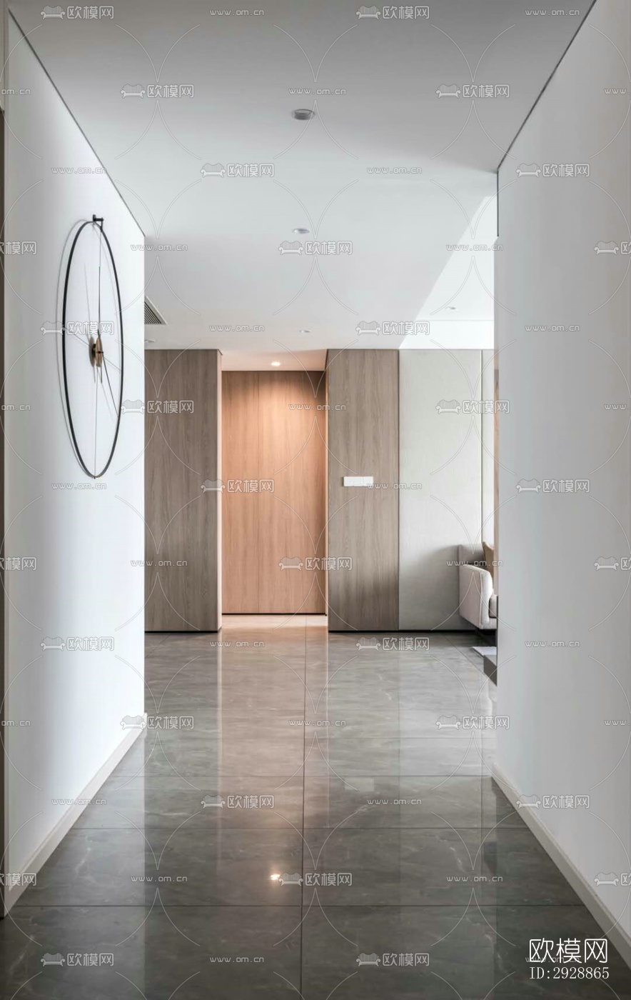 现代平层效果图下载（渲染图2）